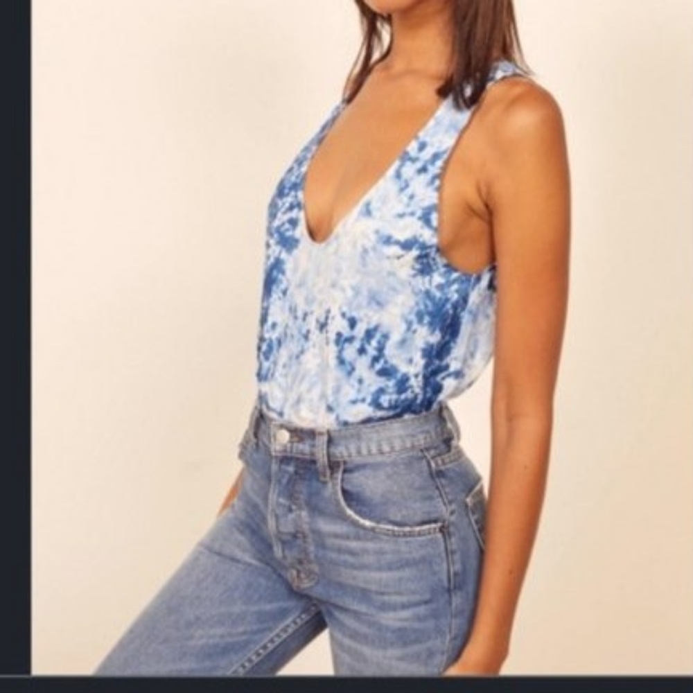 NWOT Reformation tie dye Lyle tank m/l
